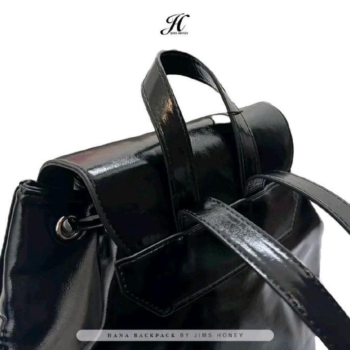 Murah Jims Honey - Hana Bag - Tas Ransel Korea Wanita Backpack Kulit Sekolah Serut Cewek