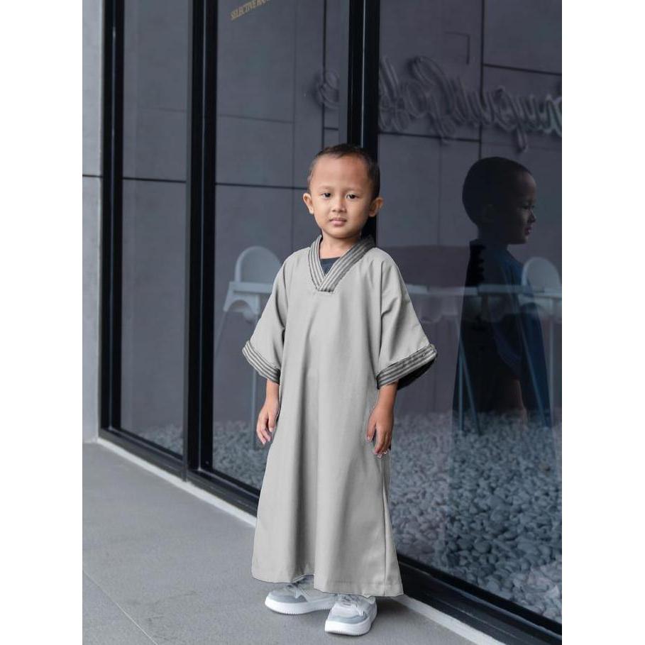 DGAWAN X DUA RAKAAT Alfath Thobe Kids Jubah Gamis Anak Kekinian Multifungsi Kain Katun