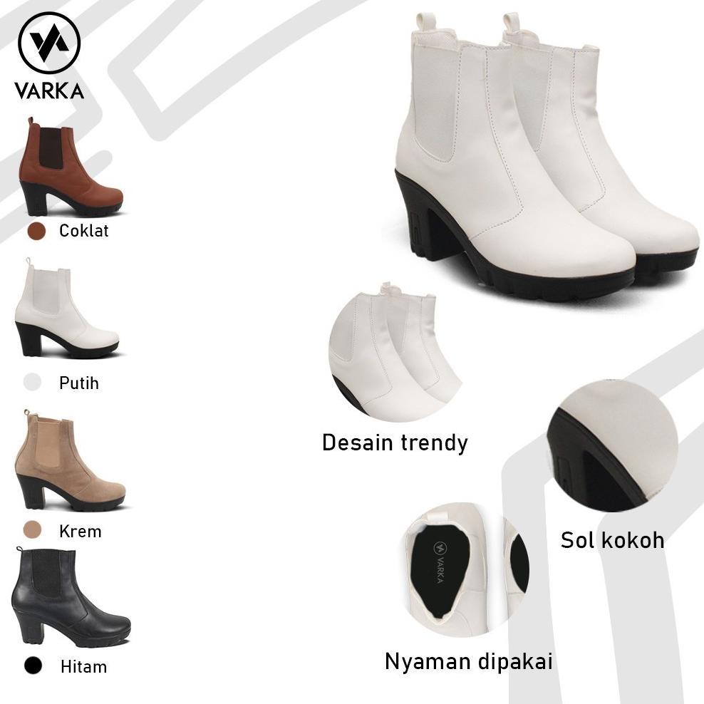 RECOMMENDED Hertz - Sepatu Boots Wanita V 3371 Heels Wanita Trendi Berkualitas Warna Hitam 2026