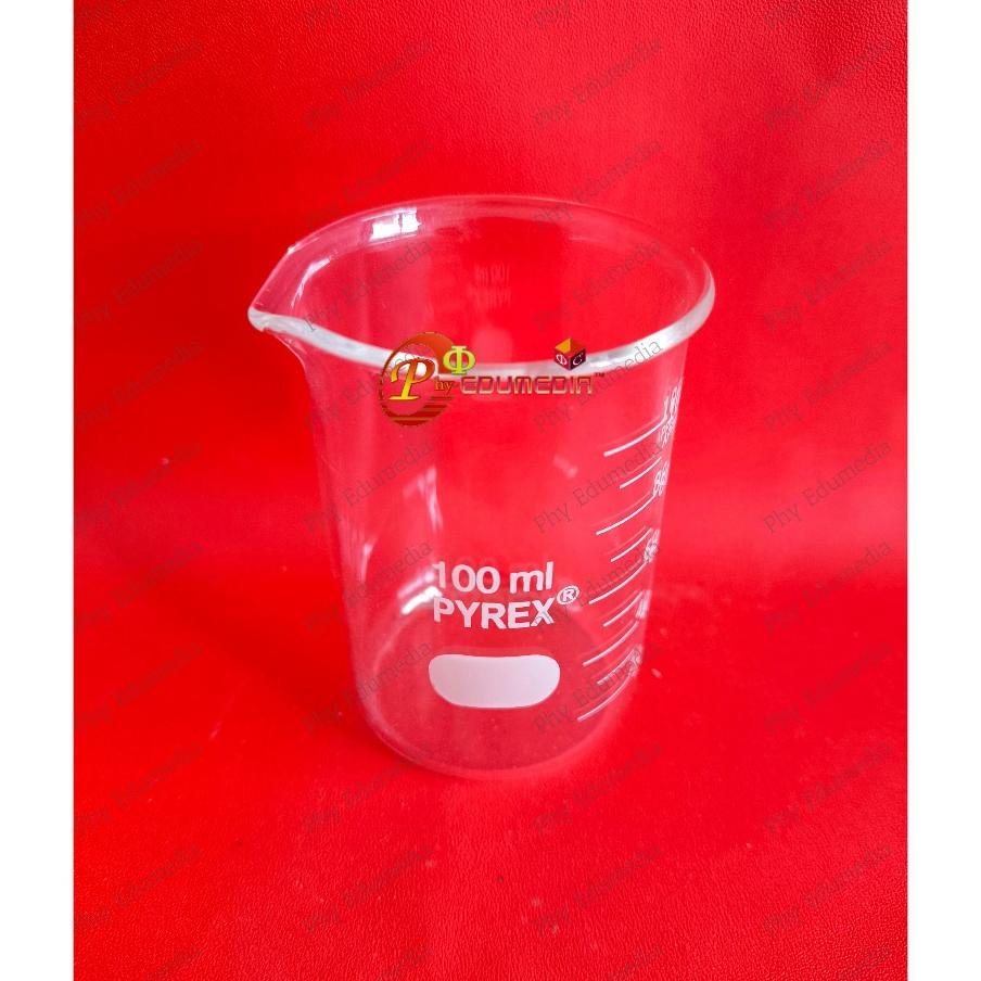 Beaker / Beaker 100Ml Pyrex / Beaker Glass 100Ml / Gelas Kimia 100Ml Pyrex