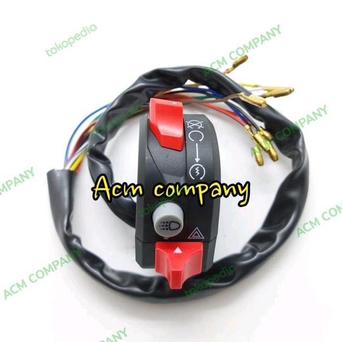 SAKLAR SET KIRI KANAN DUCATI HAZARD VIXION RX KING TIGER FU CBR DLL