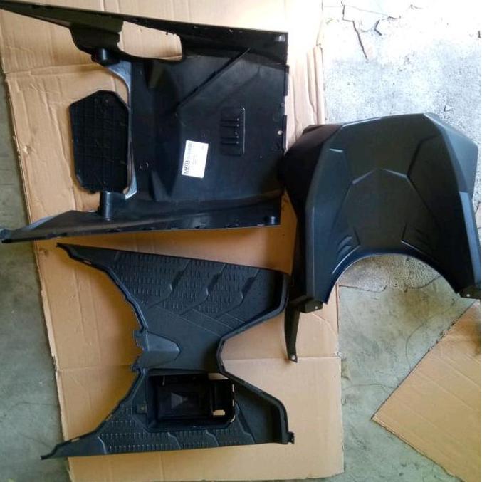 Paket Pijakan Kaki Atas Dek Bawah Kolong Dek Paru Penahan Lumpur Honda Vario 125 150 Led 2016 2017 2
