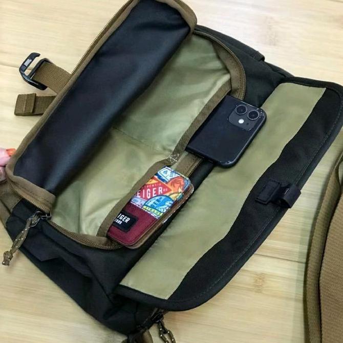 Promo Eiger Roadtrip 2.0 Shoulder Bag Tas Selempang Pria Original Hitam