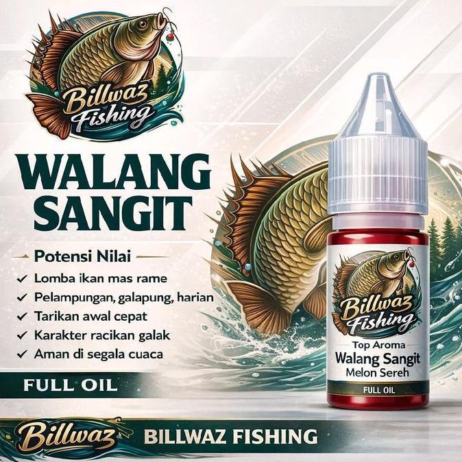 Billwaz Fishing Essen Ikan Mas Sprint Walang Melon Sereh Spesial Lomba Durasi Singkat Umpan Pemancin