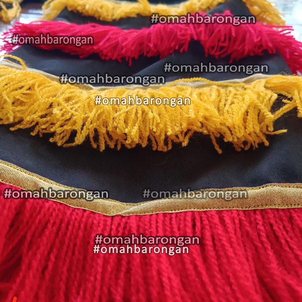 Celana Barongan Anak Sd Smp Warna Merah Hijau Biru Hitam Putih
