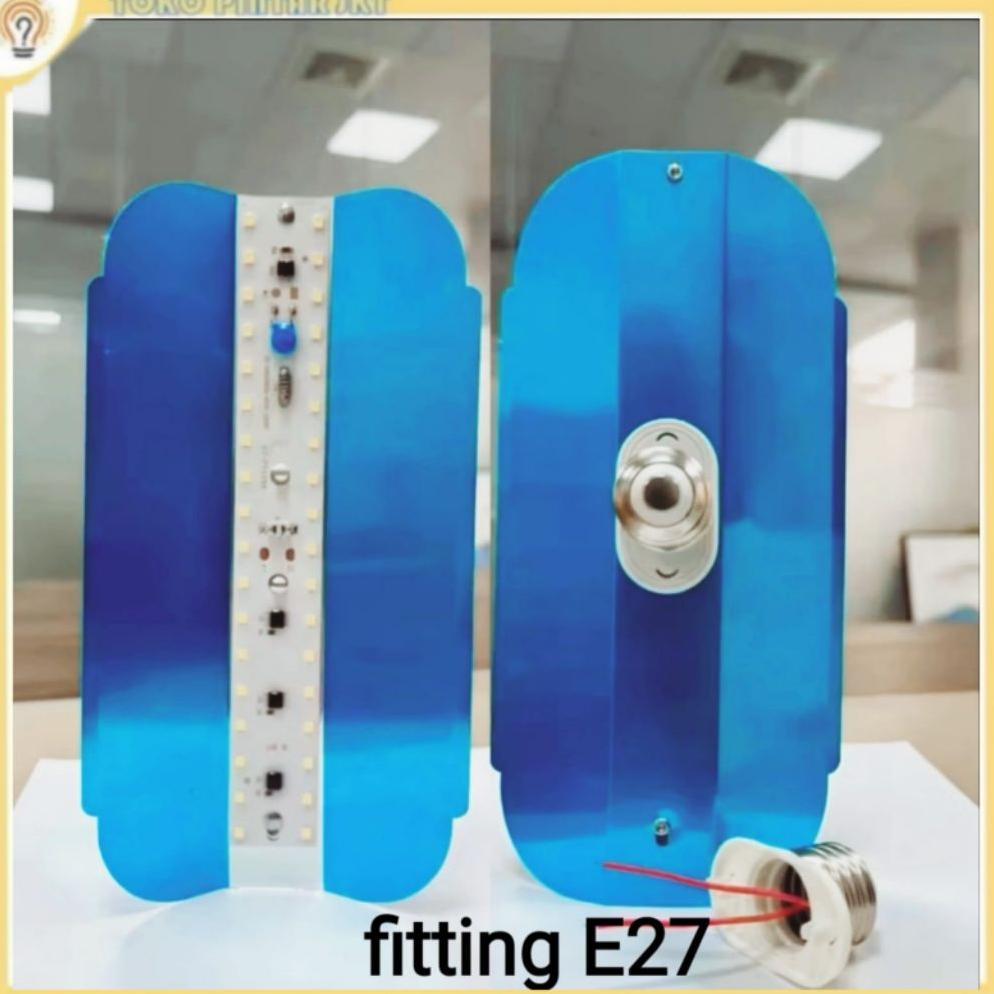 LAMPU JALAN 100W, 50W FITTING E 27. PJU TUNGSTEN LED, PJU E27 LAMPU SOROT ALUMUNIUM IP 6T