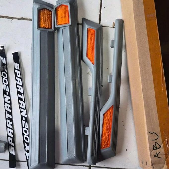 KARET SET TRIM BODY VESPA NAPOLEON SPARTAN LOKAL REPLIKA DETAIL CAKEP WARNA ABU GREY CAKRA