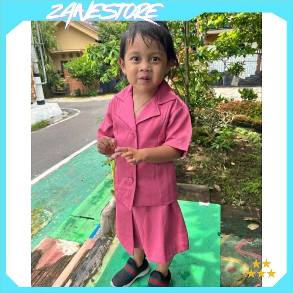 Baju anak BHAYANGKARI / 1 stell baju BHAYANGKARI anak / baju BHAYANGKARI anak muslim KZPromo