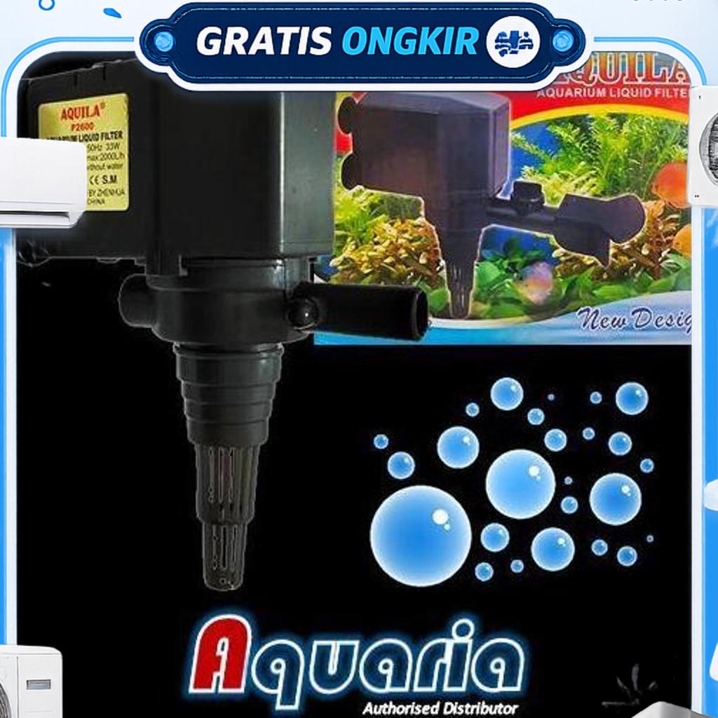 Aquila P-2600 Pompa Air Submersible Aquarium Aquascape P2600