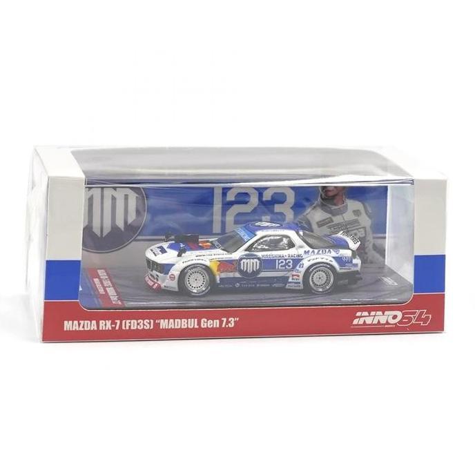 IN64-MADLAB01-MADBUL - INNO64 1/64 MAZDA RX7 FD3S PANDEM ROCKET BUNNY MADBUL - DIECAST MOBIL MODEL M