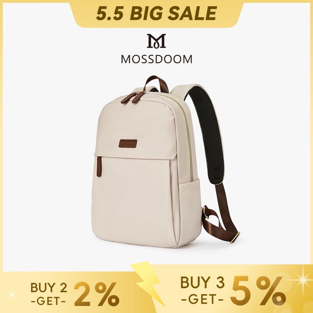 MOSSDOOM Tas Ransel Wanita Goofy Backpack Tahan Air Tas Sekolah