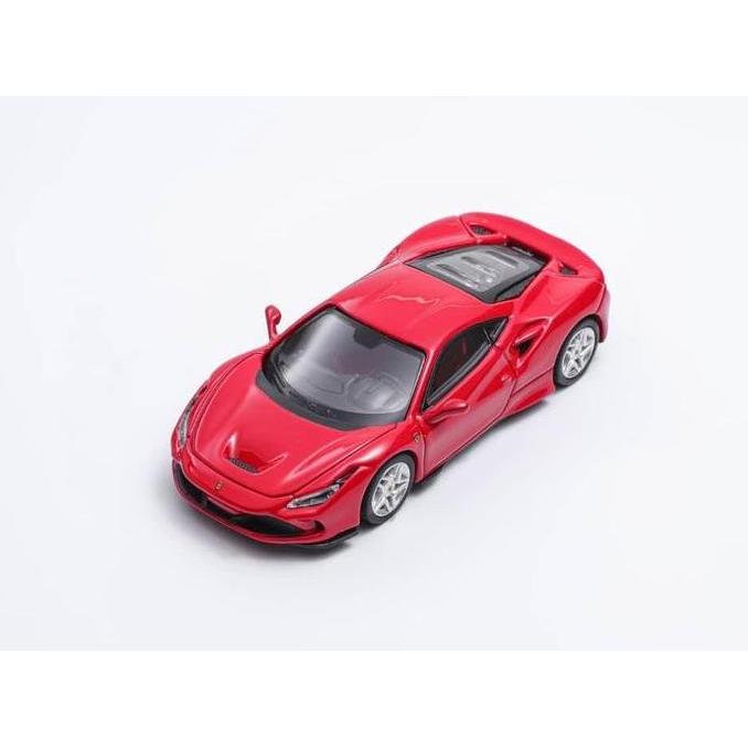 XF 1/64 FERRARI F8 TRIBUTO RED DIECAST MOBIL MAINAN MINIATUR AS2123