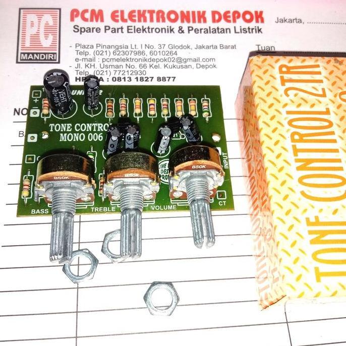 KIT TONE CONTROL 2TR MONO 2 TR UN-006 UNI.092 UNI 092 D'90