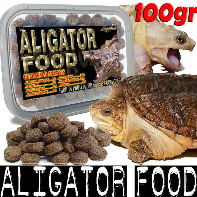 100GR PAKAN PELET ALIGATOR SNAPPING TURTLE FOOD AST CST KURA AIR REPTILE ALLIGATOR TURTLES  BRAZIL M