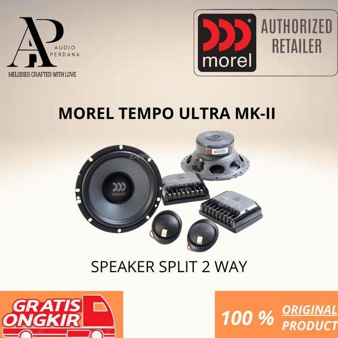 Termurah Speaker Morel Tempo Ultra 602 Mkii Speaker Split 2 Way Original
