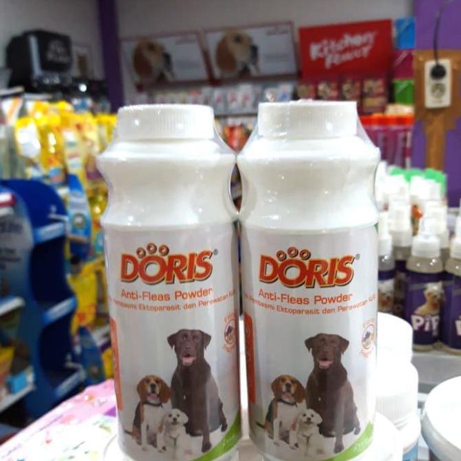 Bedak Doris Bedak Kutu Anjing