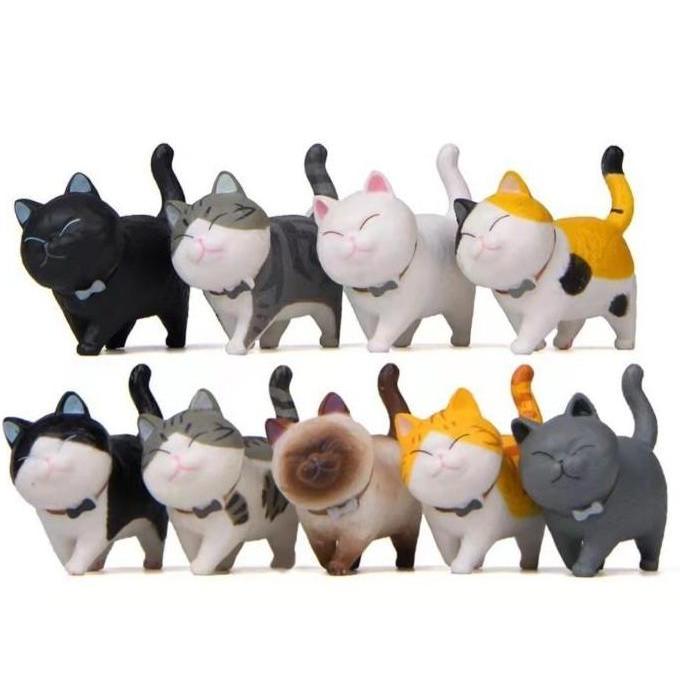 Cat Neko Miniatur Kucing Lucu Hiasan Lemari Meja Perabot Rumah APR 01 ES