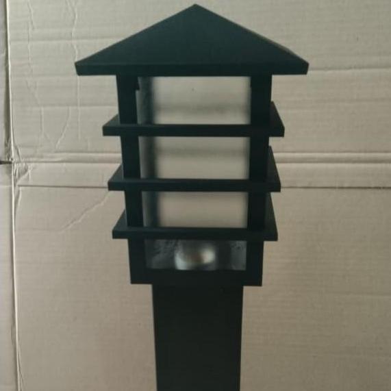Zaito- Lampu Tiang Taman Tinggi Full 50Cm-Lampu Hias Plus Tiang Taman