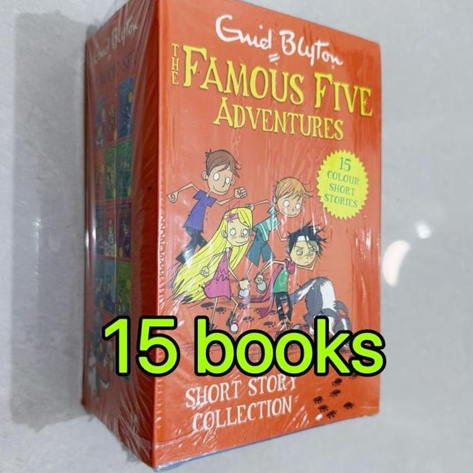 Promo Enid Blyton Box Set 15 Buku The Famous Five 15 Cerita Pendek Warna Penuh George'S Hair Too Lon