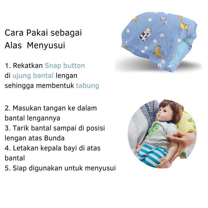 Miabebo Bantal Tangan Menyusui Bayi Multifungsi ( BTM) | Bantal Lengan