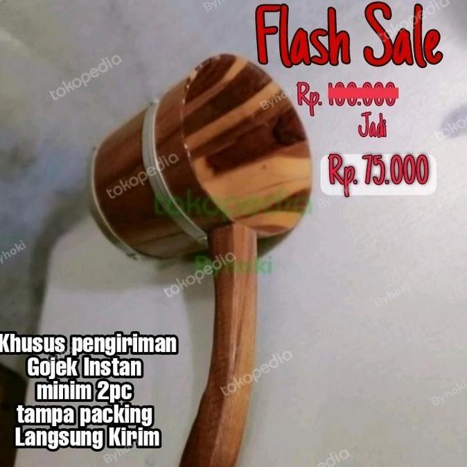 Gayung kayu Murah / Gayung/ gayung antik /gayung kayu jati/ WS