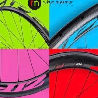 cleoncuan / ZIPP Rim Wheel Decal Road Wheelset Sticker Set Original Zipp - Stiker Roda Sepeda Balap 