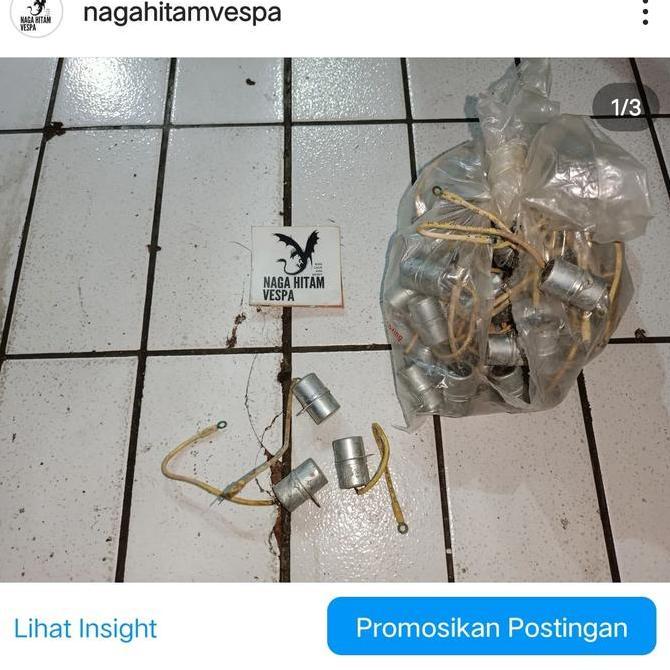 KONDENSOR KABEL SATU MICAL MILANO PIAGGIO ITALY VESPA PTS ORI NOS CAKRA