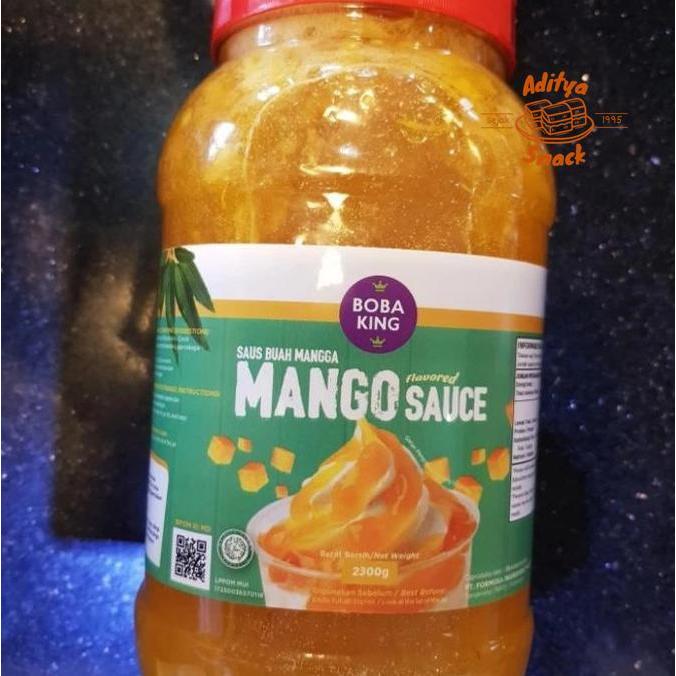 Mantap Mango Jam / Mango Sauce / Selai Mangga Boba King