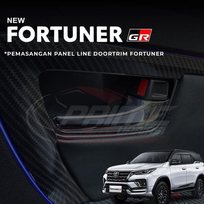 Cover Doortrim Lis Panel Fortuner Vrz Trd Sport Gr Sport - Carbon Panel Fortuner Doortrim Fortuner V