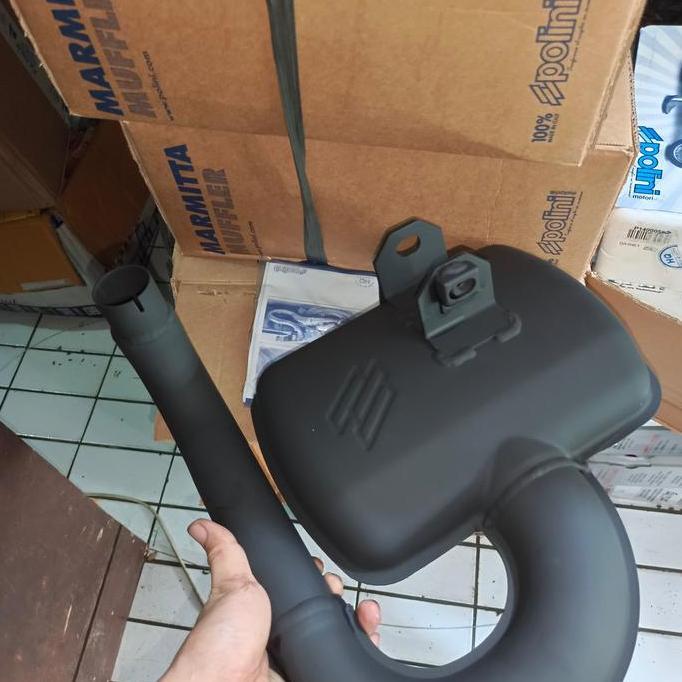 KNALPOT VESPA POLINI BIGBOX ORIGINAL BARU VESPA EXCEL EXCLUSIVE CAKRA