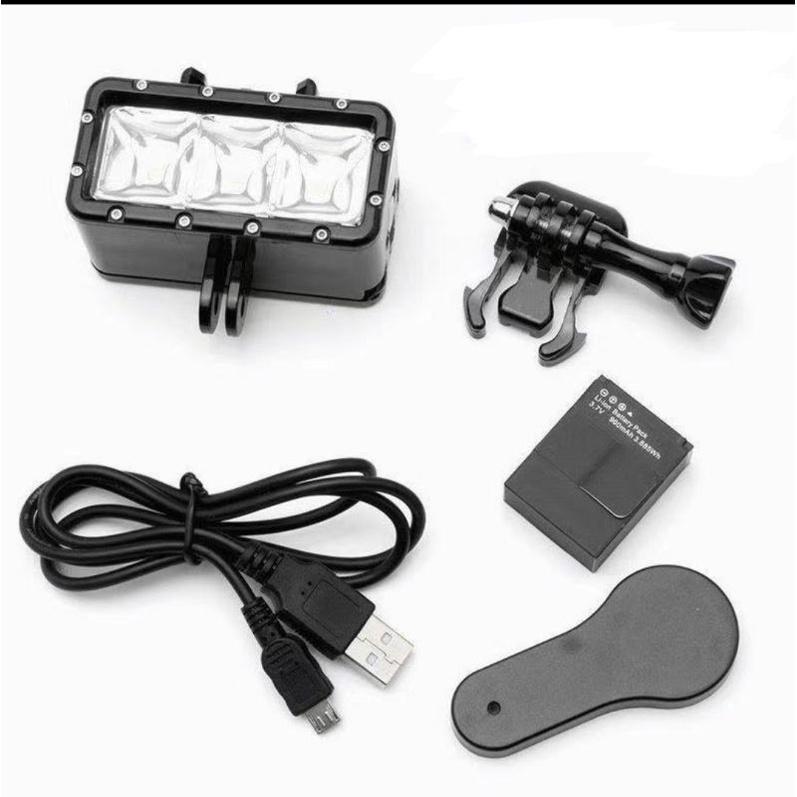 Lampu Action Camera Light Gopro Brica Waterproof Kogan Dji