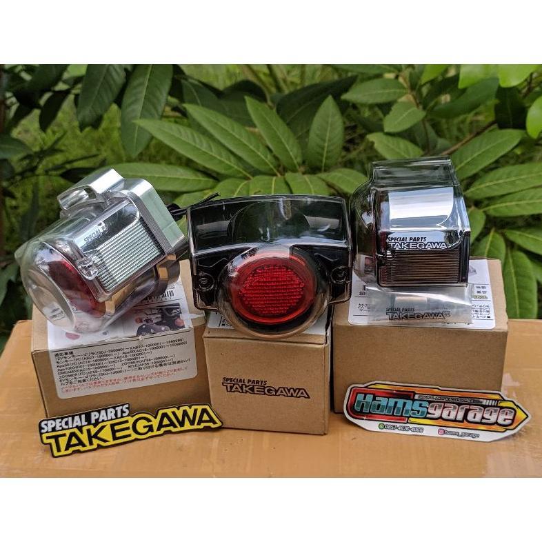 NEW STOPLAMP MONKEY TAKEGAWA HONDA DREAM 50 CB ORI LAMPU STOP BELAKANG ORIGINAL JAPAN dream s90 cast