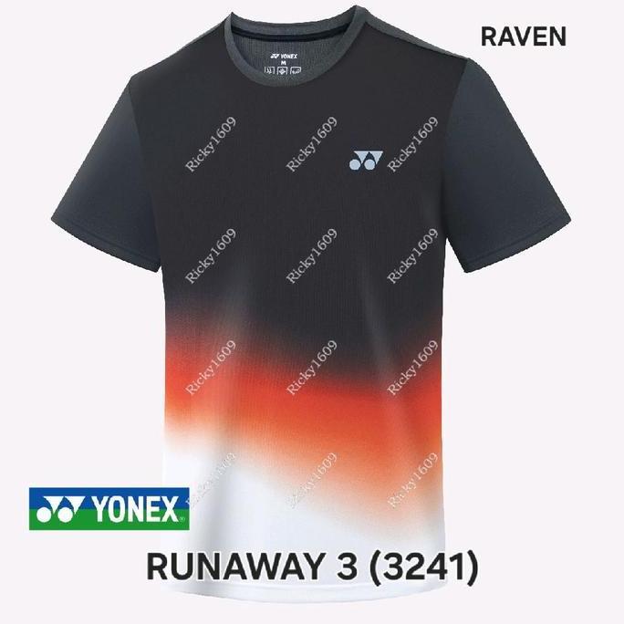 Baju Badminton Yonex Runaway 3 (3241) New Arrival 2025 (Baju Yonex Runaway 3) Original Yonex Sunrise