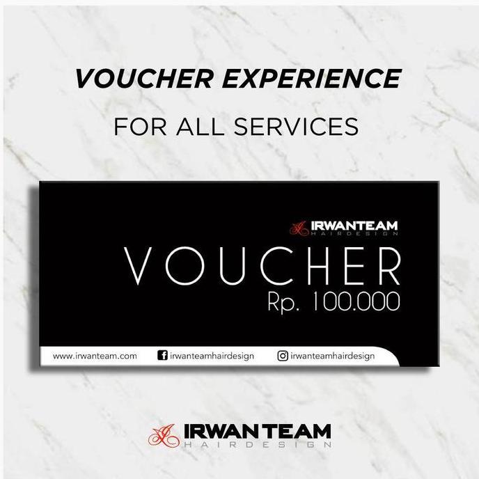 Voucher Experience for All Services at Irwan Team Hairdesign