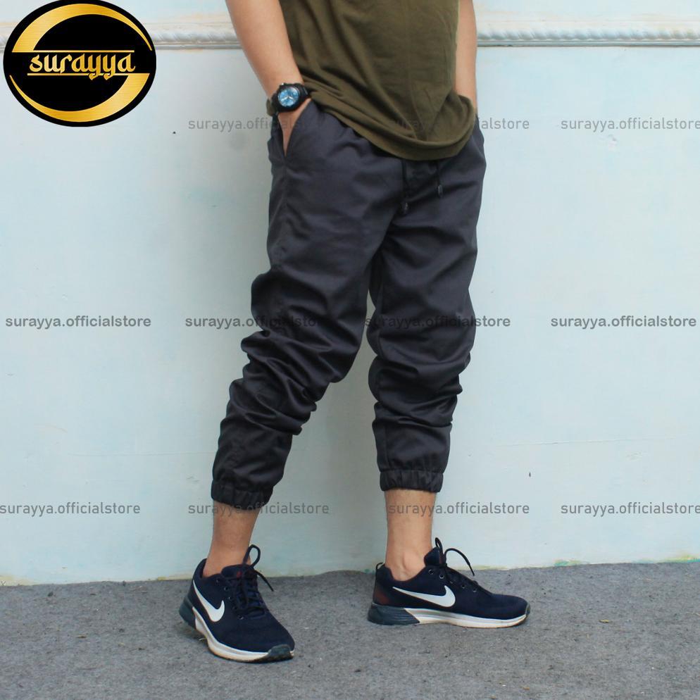 OFFICIAL CELANA JOGGER PANTS KATUN+ BAHAN TEBAL/SIRWAL JOGGER /CELANA PRIA
