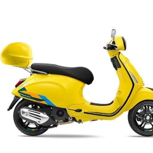 box vespa primavera yellow curioso original
