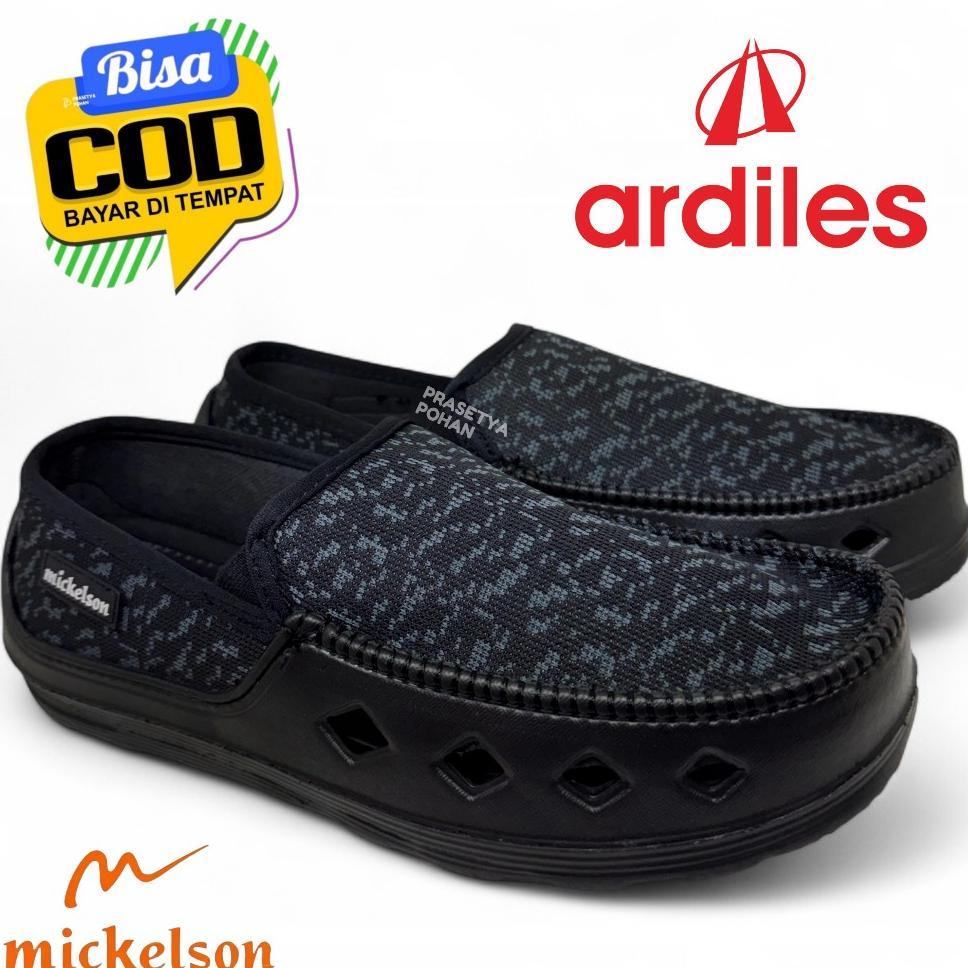 Sepatu Ardiles Slip On Pria Hitam Original Ardiles - Sepatu Ardiles Pria