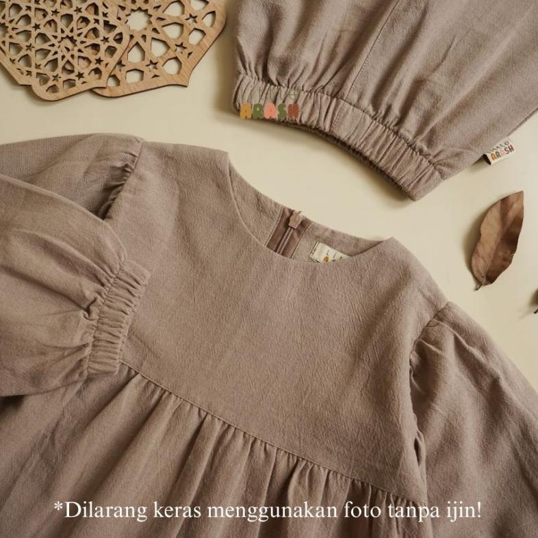official little arash | jihan set | setelan muslim anak perempuan | setelan anak perempuan | raya se