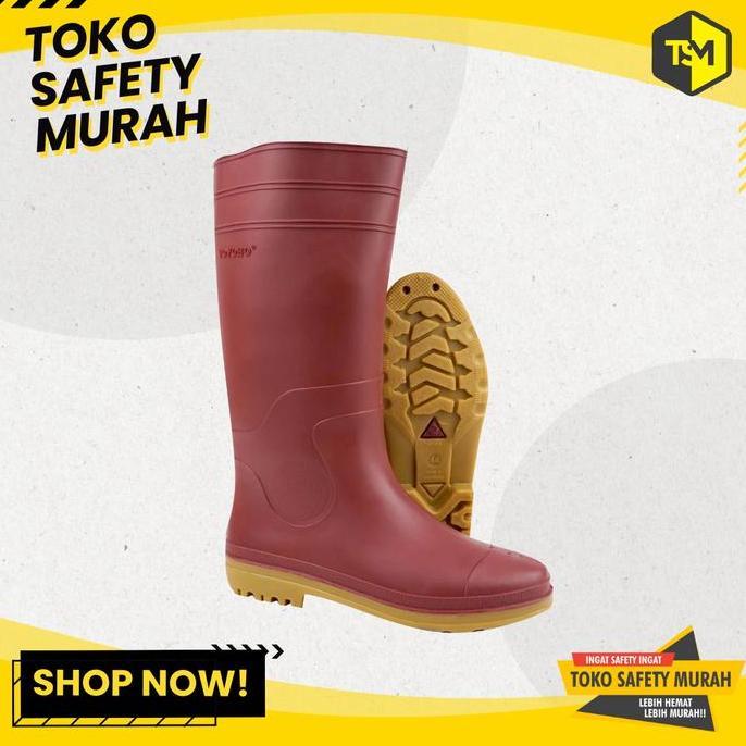 Sepatu Boot Tinggi PVC Karet Proyek TOYOBO 8808 Size 38-44