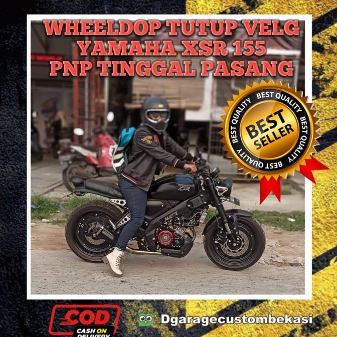 WHEELDOP VELG MOTOR YAMAHA XSR 155 cc Tutup Velg Ring 17 wheldoop