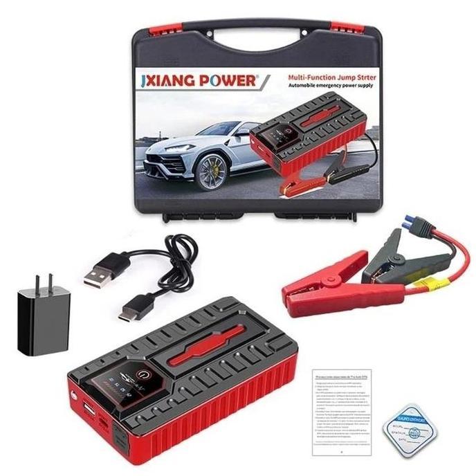 Power Bank Jumper Starter Darurat Mobil Motor 12V P3K Aki Drop Mati Matot Soak Emergency 10000Mah Po