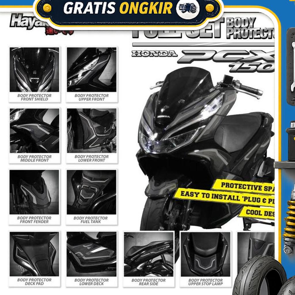 Hayaidesu Pcx 150 Full Set Body Protector Cover