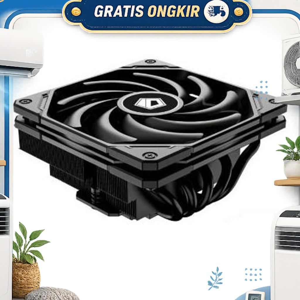 Id-Cooling Is-55 Black Low Profile Cpu Cooler (Intel/Amd) Fan