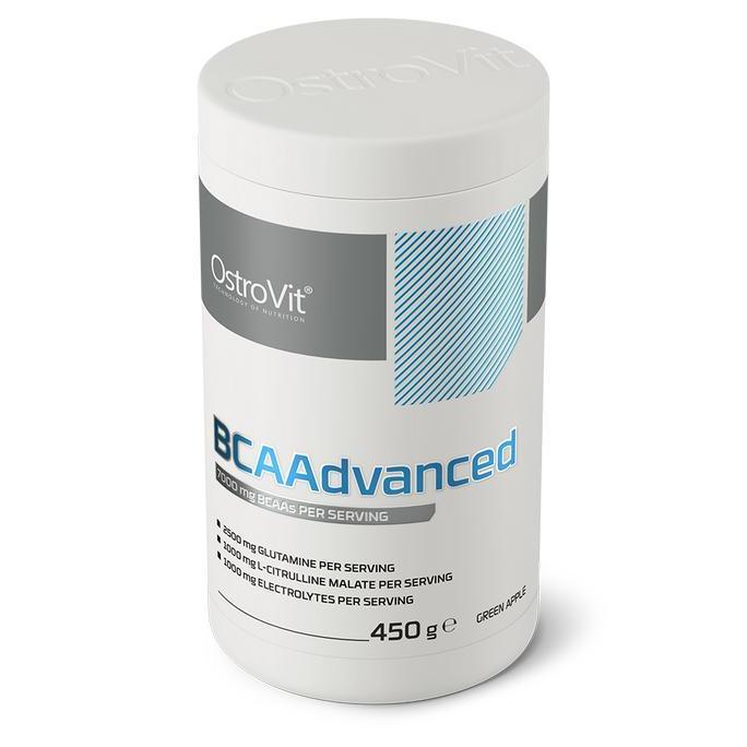 Ostrovit Bcaadvanced 450G Powder Bubuk Serbuk 30 Serving Asam Amino Leucine Valine Isoleucine Glutam