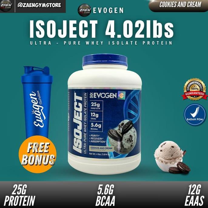 Evogen Isoject 4Lbs Whey Protein Isolate Isoject Hany Rambod