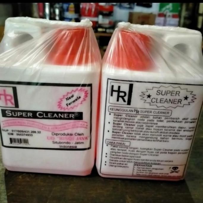 cairan pembersih KERAMIK POSELEN toilet hr super cleaner