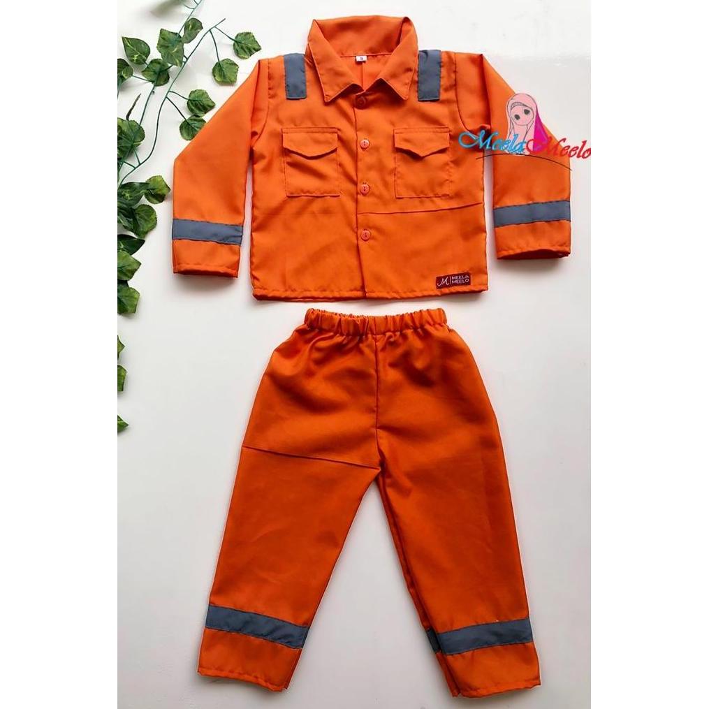 Baju Anak Kostum Wearpack PLN Kostum Photoshoot Baby Baju Profesi