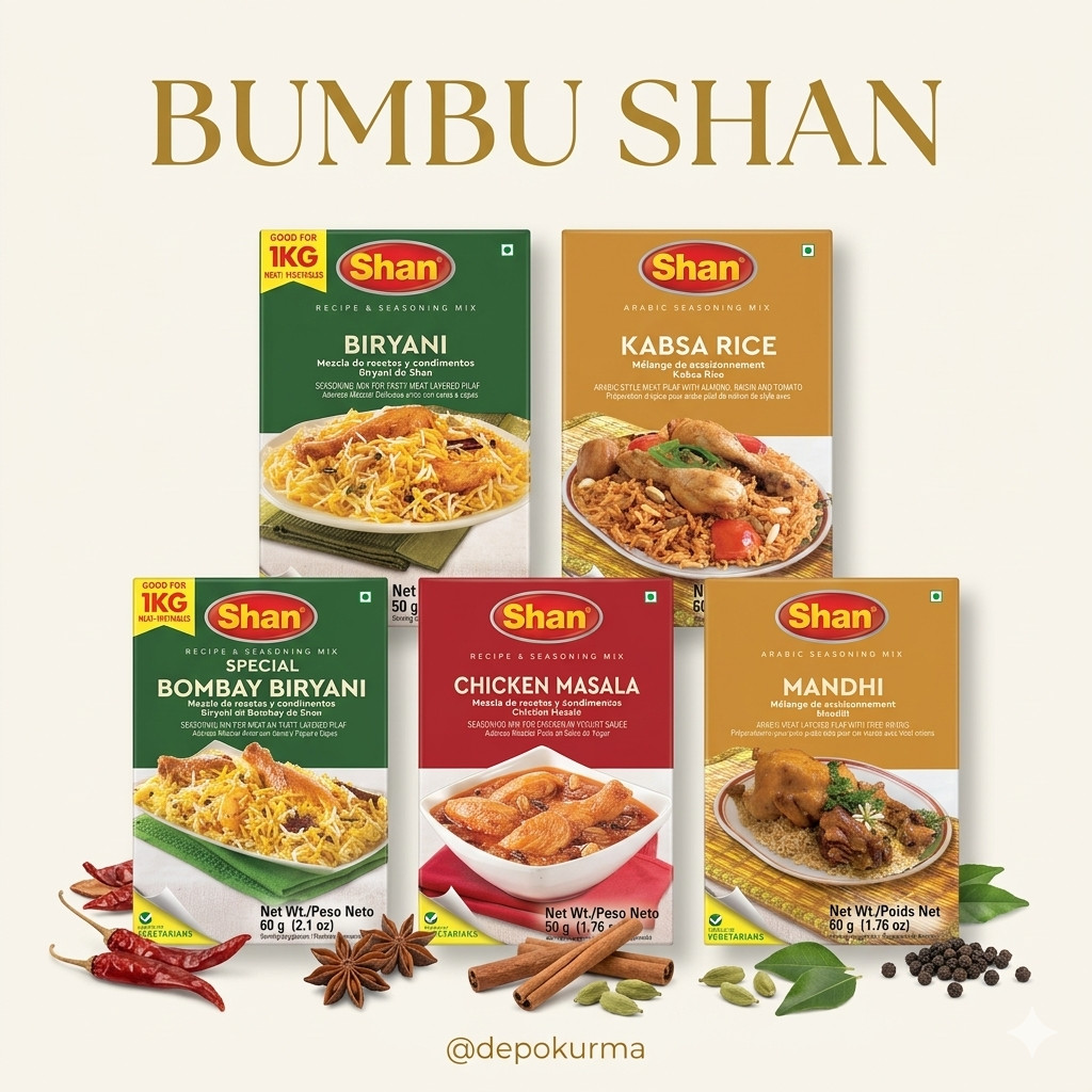 Bumbu India CHICKEN MASALA SHAN 50G Kari Ayam