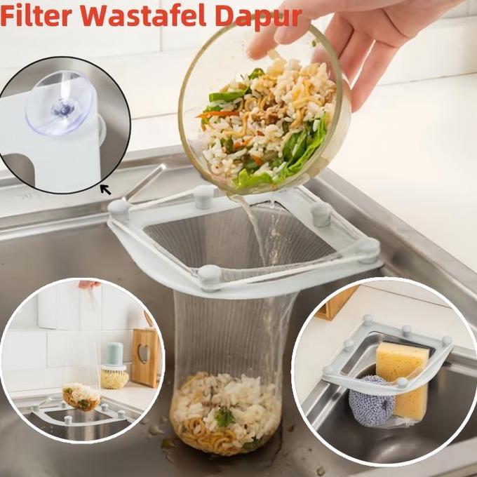 Wastafel Dapur/filter Wastafel Dapur/filter Sampah Rak Wastafel/keranjang Drainase Sampah Dapur Segi