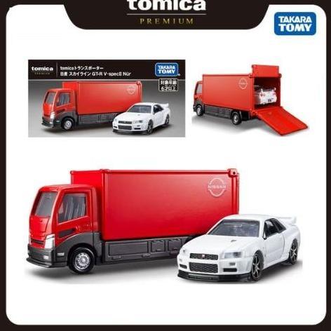 margaretacv / 912590 Tomica Premium Transporter Nissan Skyline R34 GTR V Spec Nur Diecast Diskon
